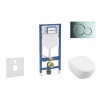 GEBERIT - Duofix Set předstěnové instalace, klozetu Subway 2.0 a sedátka softclose, tlačítko Sigma01, lesklý chrom SANI11CK1109