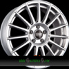 OZ SUPERTURISMO LM 8,5x19 5x112 ET38.00 matt race silver + black lettering