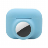 AppleKing 2v1 silikónový ochranný obal pre AirPods Pro / AirTag - modrý - možnosť vrátiť tovar ZADARMO do 30tich dní