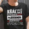Tričko s potlačou SVOKOR HRDINA Pánsky Čierna M