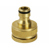 Rýchlospojka na záhradný ventil mosadzná, adaptér na 3/4'' a 1/2'' ventil, mosadz, EXTOL PREMIUM