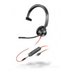 Poly náhlavní souprava Blackwire 3315, 3,5 mm jack + USB-C/A adaptér, mono 8X217AA HP