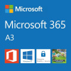 Elektronická licencia: Microsoft CSP Microsoft 365 A3 for students (pre študentov) predplatné 1 rok, vyúčtovanie mesačne