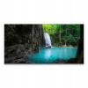 Obrázok s potlačou 140x70 Lake Waterfall Natura (Obrázok s potlačou 140x70 Lake Waterfall Natura)