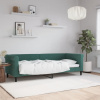 vidaXL Denná posteľ tmavozelená 80x200 cm zamat - Zelená - 209067-167085