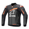 Bunda GP PLUS 4, ALPINESTARS (čierna/červená fluo/biela, veľ. 48)