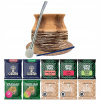 Sada Yerba Mate tekvica a bombilla 10x50g 500g