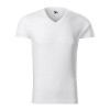 MALFINI Tričko Slim Fit V-neck 146, krátký rukáv, pánské MAL-1460018 3XL Bílá