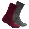 Devold Daily Merino Medium Sock 2pk Kid červená 28-30 EU