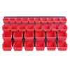 Organizér závěsný s 30 boxy, 800 x 165 x 400 mm