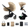 KINDERKRAFT multifunkčný kočík 3 v 1 PRIME 2 mink pro sandrose beige