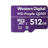 WD MicroSDXC karta 512GB Purple WDD512G1P0C Class 10 (R:100/W:60 MB/s)