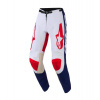 Kalhoty RACER RIWAY, ALPINESTARS (bílá/modrá/červená) 2026 34