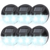 Solárne svietidlá - 6x SOLÁRNE SVETELNÉ SCHODIŠTĚ ČIERNE 2xLED 865 (Solárne svietidlá - 6x SOLÁRNE SVETELNÉ SCHODIŠTĚ ČIERNE 2xLED 865)