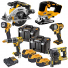 SADA KOMBINOVANÉHO ELEKTRICKÉHO NÁŘADÍ DEWALT DCK690P3T 18V