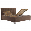 Blanar Manželská posteľ 160x200 Blanar NATY A, Tiffany 29 taupe/Lichy duo 5A