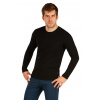 Litex Tričko pánske s dlhým rukávom 9D072 čierna XXL