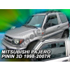 Deflektory na okná pre Mitsubishi Pajero Pinin, 2ks