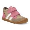 Detské zimné topánky Barefoot Koel - Kali Textiel Tex Pink širšie ružové