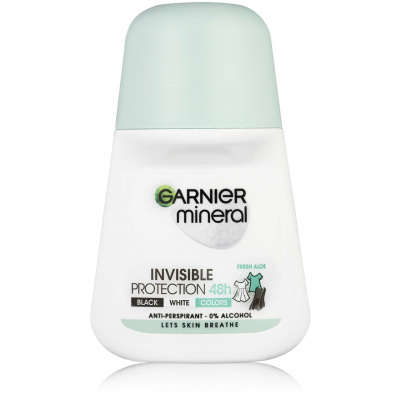 Garnier Mineral Invisible Black & White Colors Clean Fresh antiperspiračný dezodorant s guľôčkami Garnier