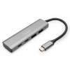 DIGITUS Digitus DA-70245 hub USB 3.2 Gen 1 (3.1 Gen 1) Type-C 10000 Mbit/s Šedá (DA-70245)