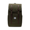 Ruksak Herschel Retreat Backpack zelená farba, veľký, jednofarebný 11397.04281.OS ONE SIZE