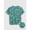 GAP Baby vzorované tričko Mix & Match Zelená 12-18M Zelená Zelená