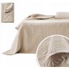 Prikrývka na posteľ - Slepá miestnosť99 Polyester 220 x 200 cm béžová (Leila Beige Bed Bedspread 200x220)