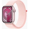 Apple Watch S9/45mm/Pink/Sport Band/Light Pink