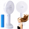 STOLNÝ VENTILÁTOR MINI NA AKUMULÁTOR 22CM 3W 3 RÝCHLOSTI BLOW BIELY