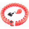 Hula hop s výstupkami InnovaGoods 33 cm, červený