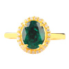 Emerald IGI certifikovaný diamantový prsteň (Emerald IGI certifikovaný diamantový prsteň)