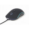 GEMBIRD myš MUS-UL-02, podsvícená, černá, 2400DPI, USB MUS-UL-02