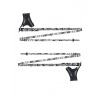Palicky na behanie Komperdell Fxp Carbon The Erlkonig - black/white