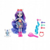 Mattel ENCHANTIMALS LALKA ZEMIRAH ZEBRA + zvieratko delux