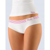 GINA Dámske francúzske nohavičky Bamboo Natural bezšvové | 04024P - biela purpurová, L/XL