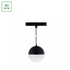 SPECTRUMLED SYSTEM SHIFT BASIC - GLOBE P BALL LUMINAIRE SUSPENDED 90MM 10W 2700K BLACK