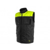Canis CXS vesta SEATTLE zateplená s fleec.podšívkou čierno žltá