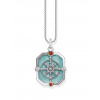 Thomas Sabo PE961-340-7 Silver pendant Wheel of Karma + zirconia