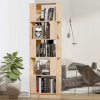 Regál VidaXL 51 x 25 x 163,5 cm, odtiene hnedej farby