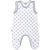 Dojčenské dupačky New Baby Classic II sivé s hviezdičkami - Sivá - 80 (9–12m)