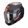 Moto přilba SCORPION EXO-TECH EVO CARBON ROVER černo/červená - Velikost XXL