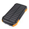 Choetech B658 solárna powerbanka 2x USB 10000mAh Qi 5W (čierna a oranžová)