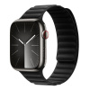 Devia remienok Deluxe Magnetic Fiber Watch Band 44/45/46mm - Black 6942297104617