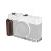 SmallRig L-Shaped Mount Plate s Wooden Handle pre FUJIFILM X-E5 (Ebony, Silver) 6236