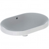 Geberit VariForm - Umývadlo zápustné 600x400 mm, s prepadom, biela 500.728.01.2