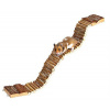 Ladder, hamsters, bark wood, 55 × 7 cm