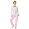 Pyžamo Donna Sheep Long length/r S-2XL Růžová M