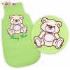 Baby Nellys Spací vak Medvedík TEDDY sv. zelený