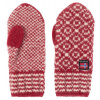 DEVOLD Svalbard Wool Mitten, Hindberry/Offwhite - L